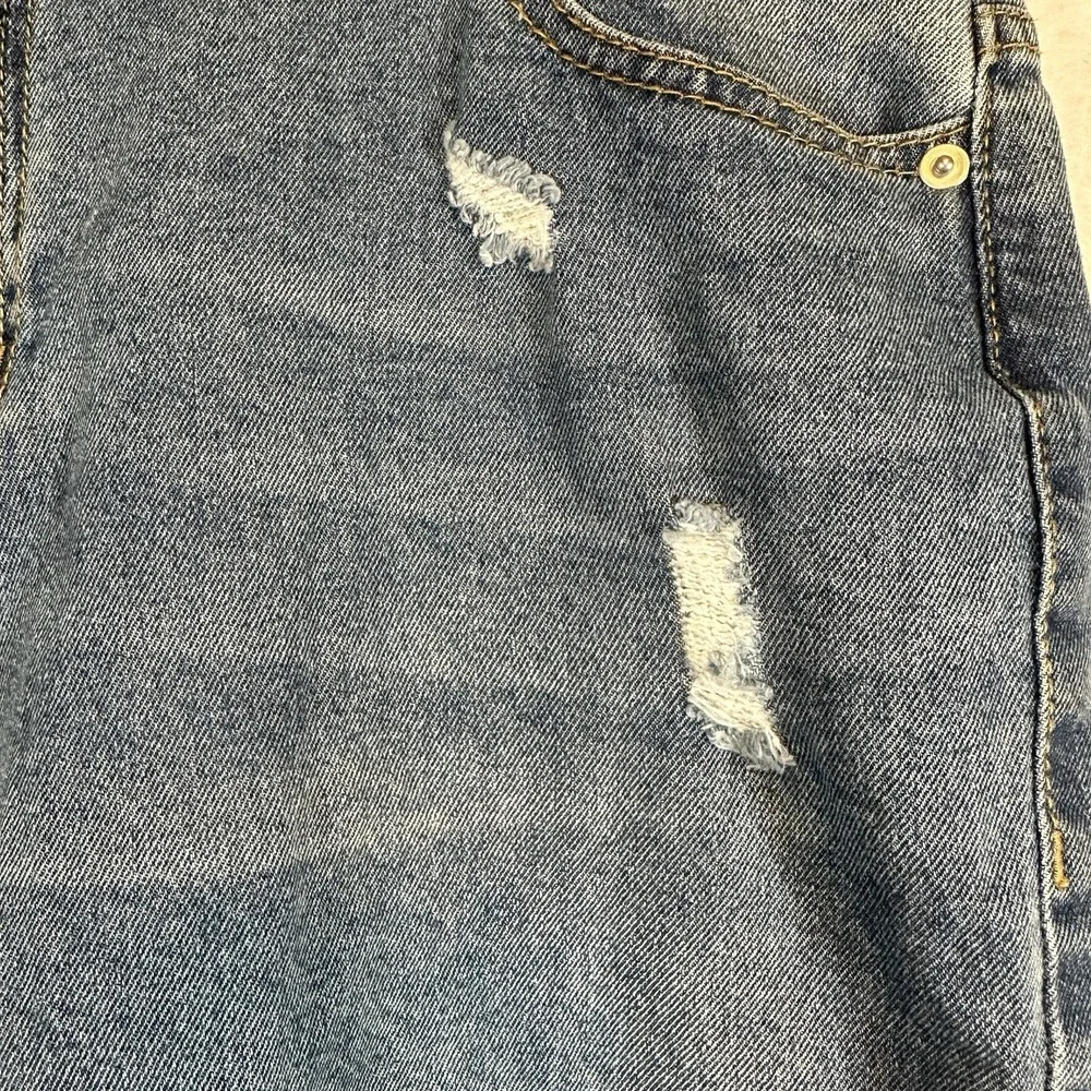 Denim Distressed Women Shorts - Picture 2 of 13